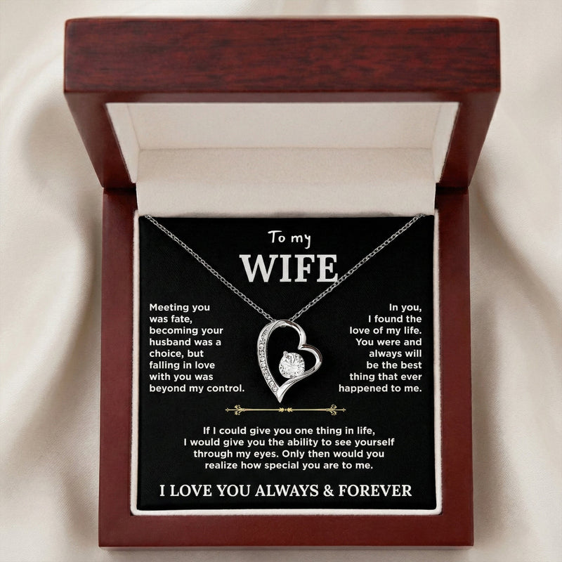 'To My Wife' The Love of My Life Necklace