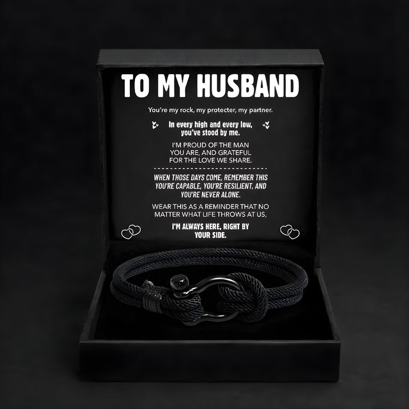 'To My Husband' The Anchor Bracelet
