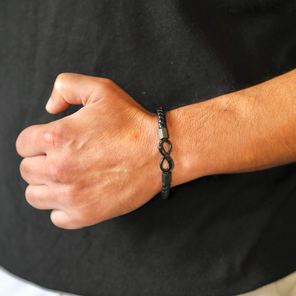 'To My Man' Infinity Personalized Bracelet