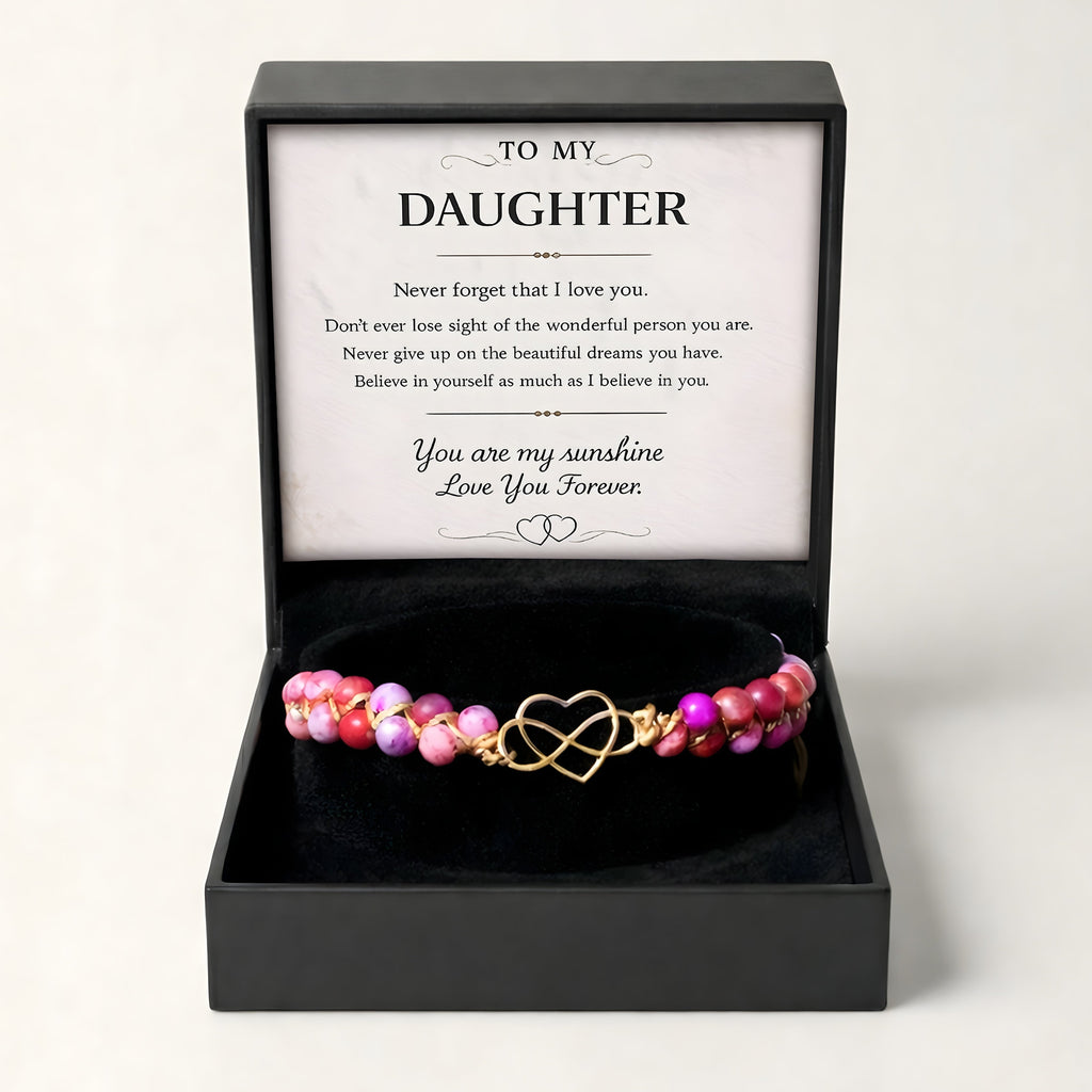 To My Daughter – Forever Linked Keepsake Bracelet