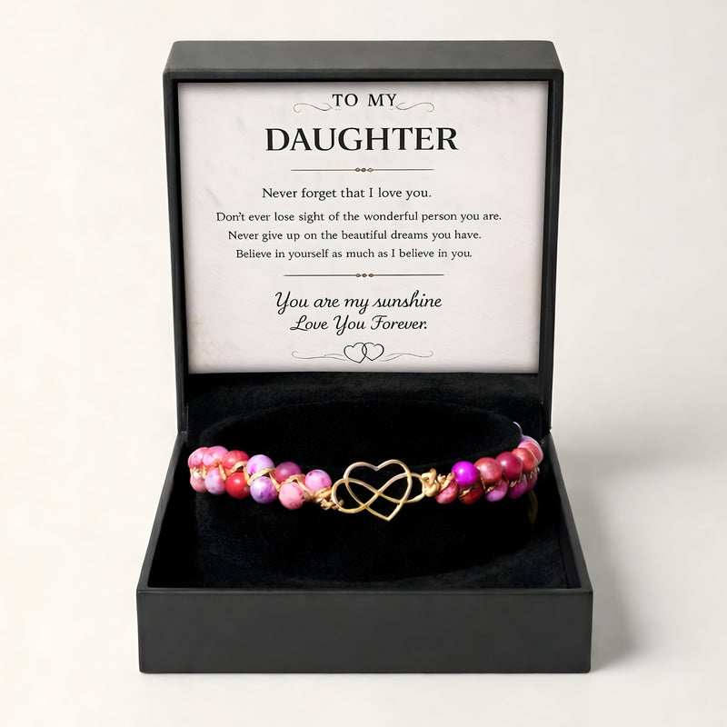 To My Daughter – Forever Linked Keepsake Bracelet