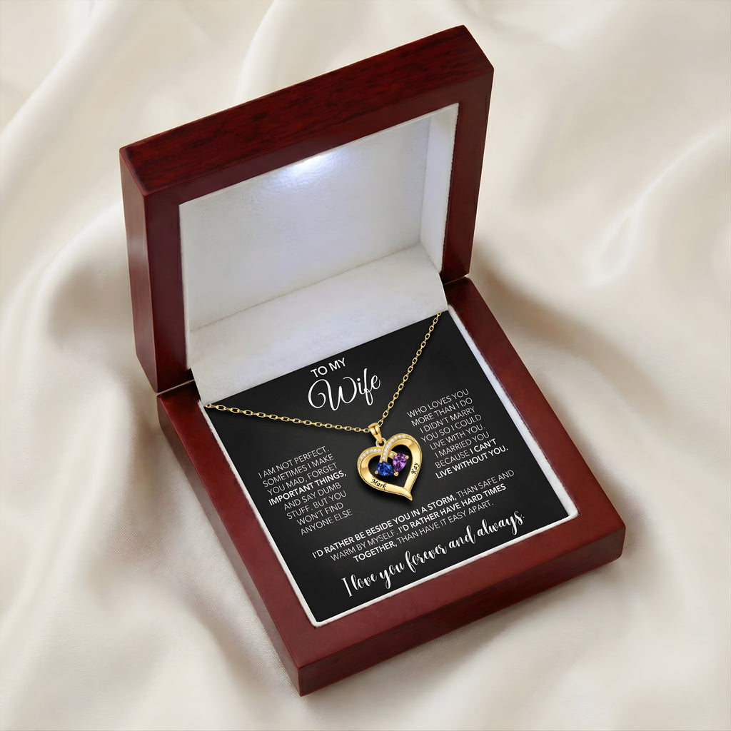 'To My Wife' Forever & Always Necklace
