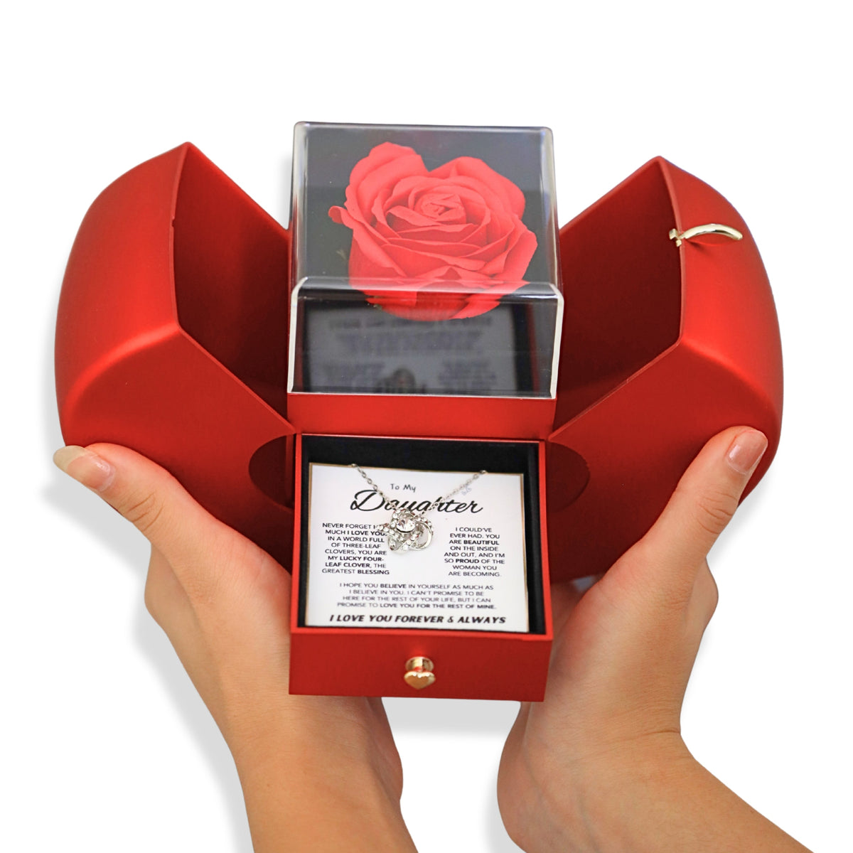 'To My Daughter' Eternal Rose Box