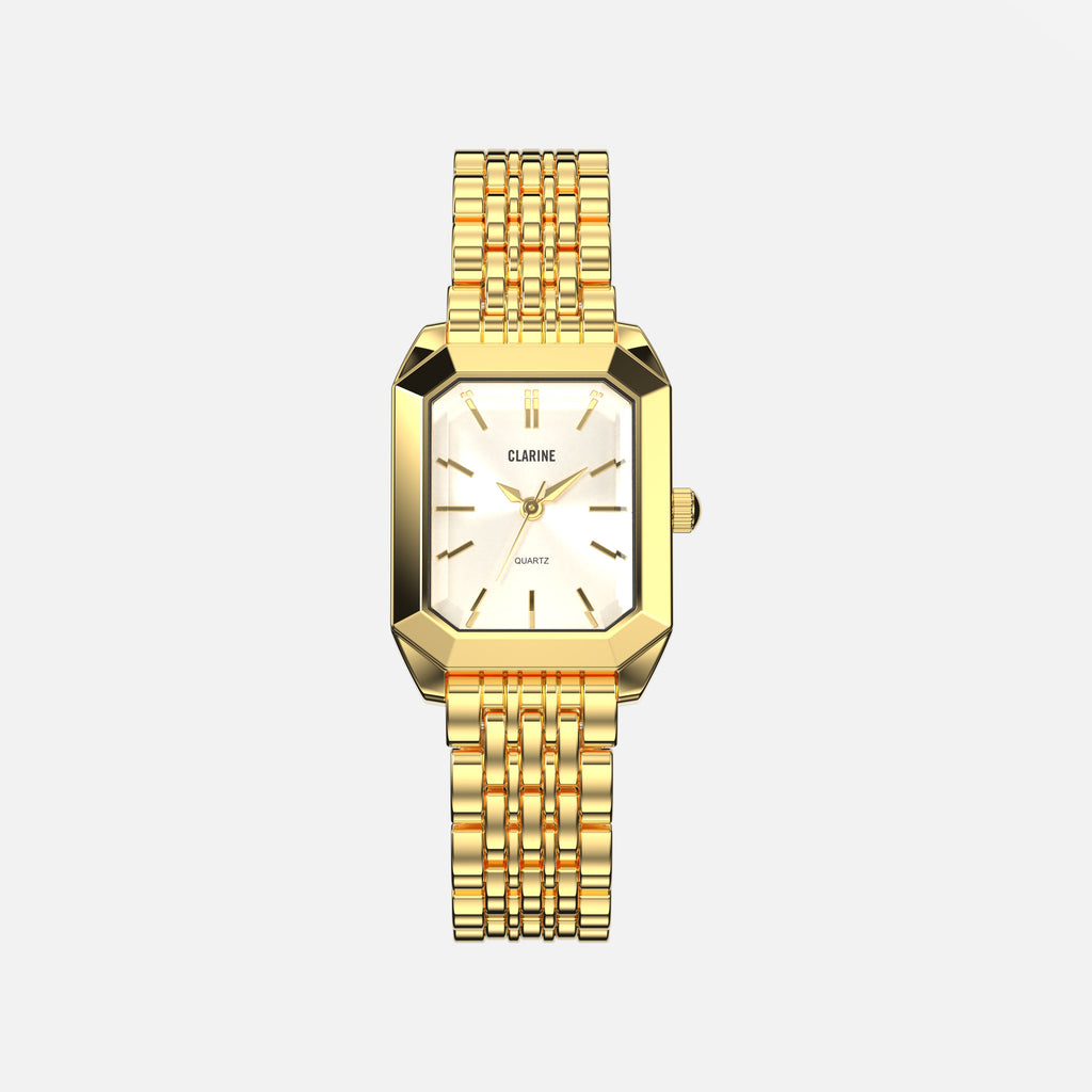 Gold / White