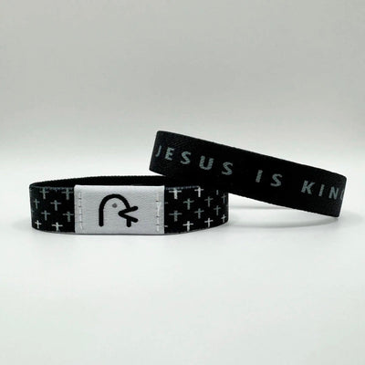 Jesus Is King band, pattern side and message side