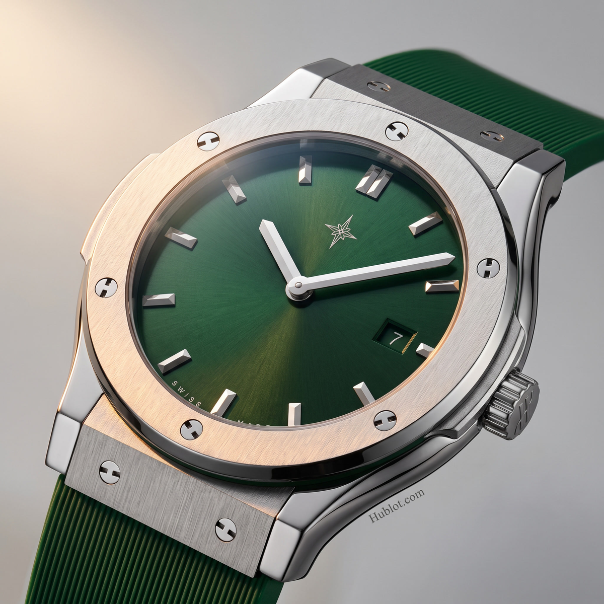 Fusion 42mm Argent – Emerald