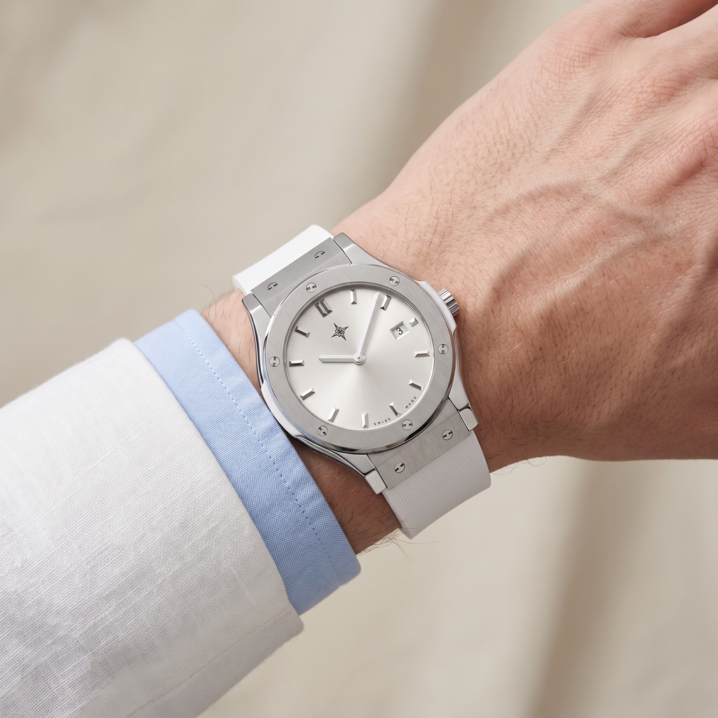 Fusion 42mm Argent – Pearl
