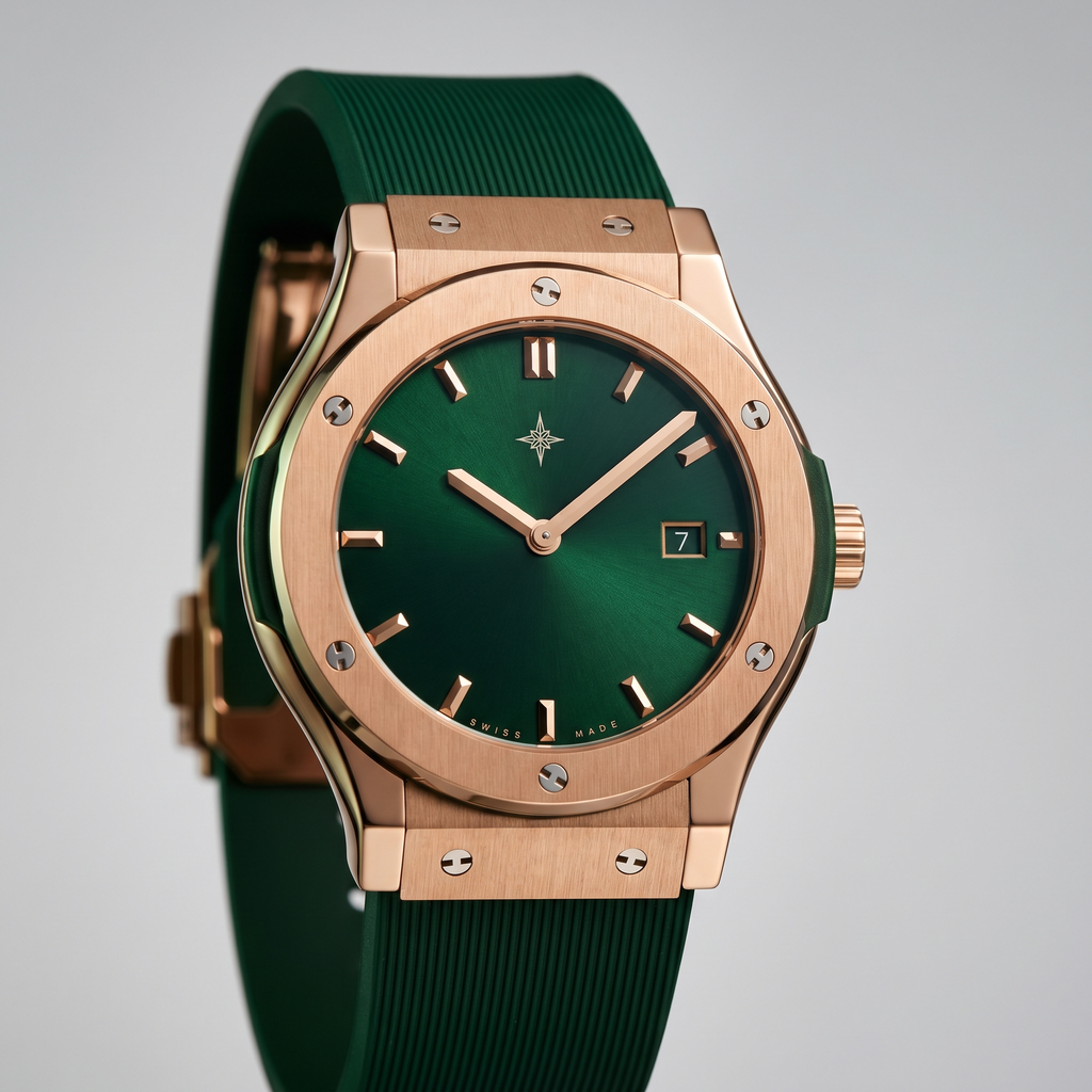 Fusion 42mm Or – Emerald
