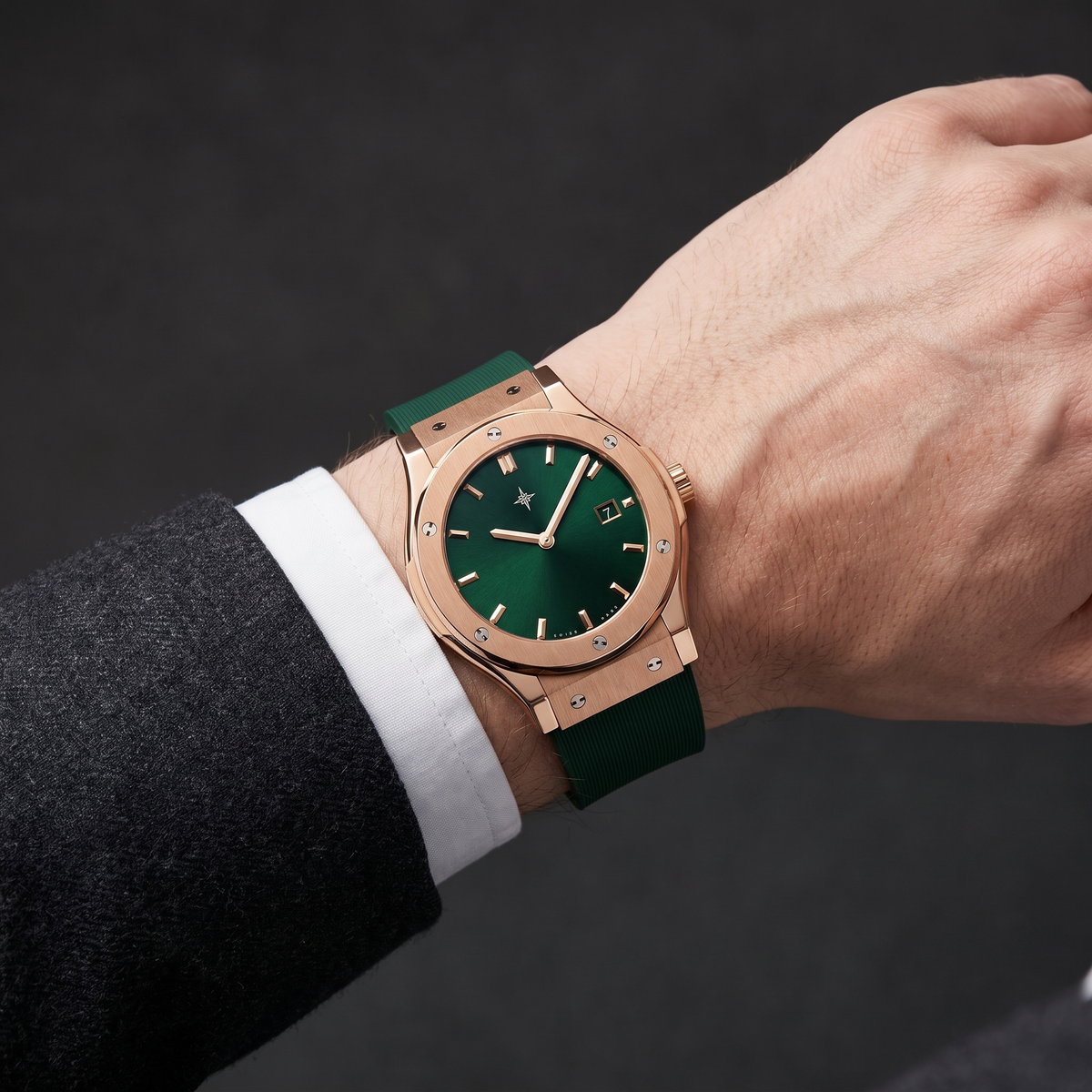 Fusion 42mm Or – Emerald