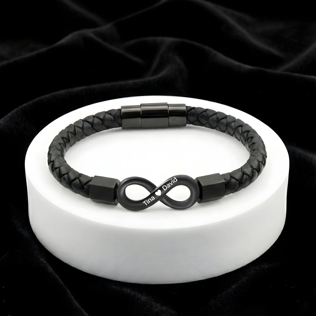 'To My Man' Infinity Personalized Bracelet