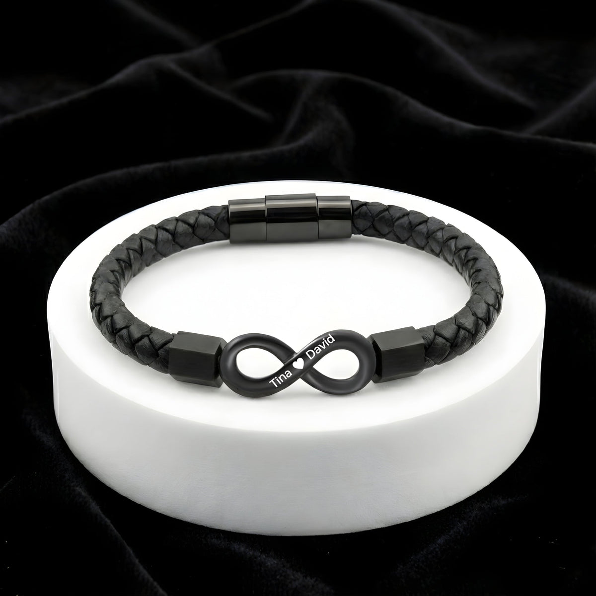 'To My Man' Infinity Personalized Bracelet