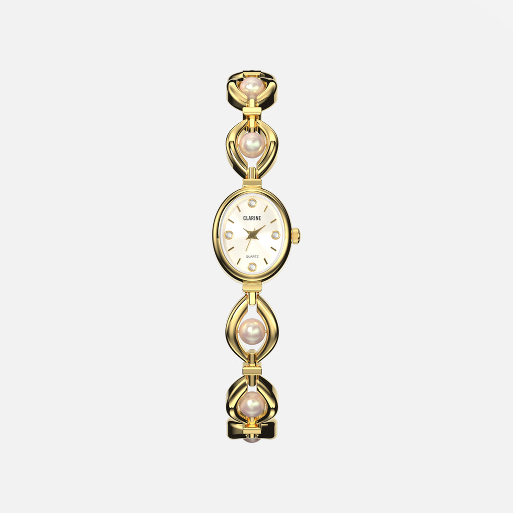 Gold / White