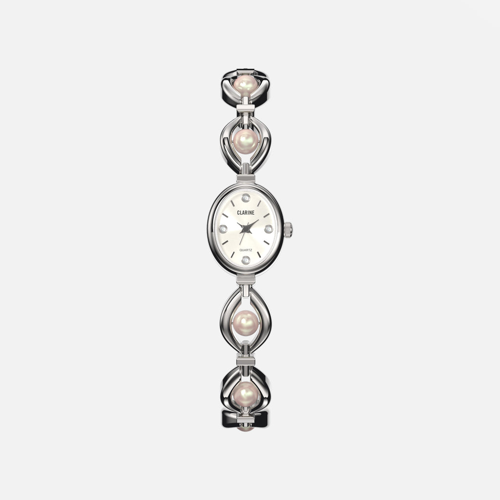 Silver / White