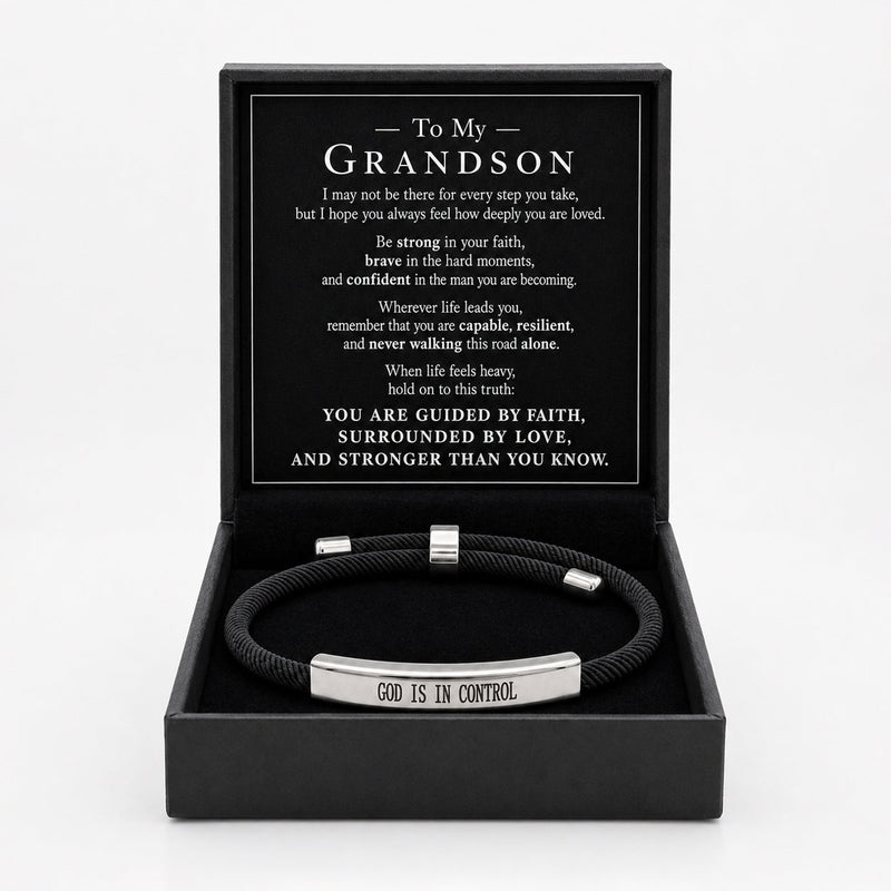 Grandson Faith & Strength Bracelet