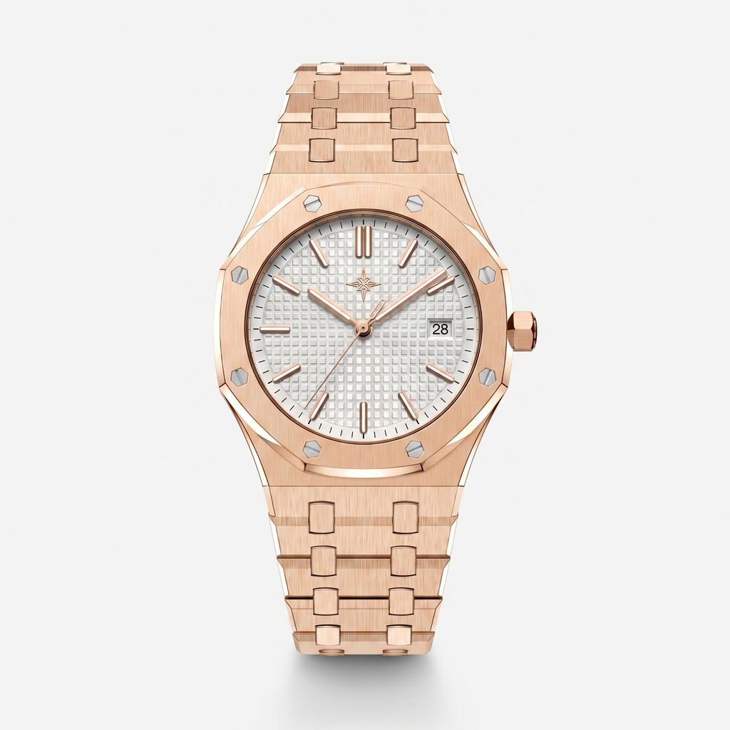 Vauban 41mm Integrated – Rose Pearl