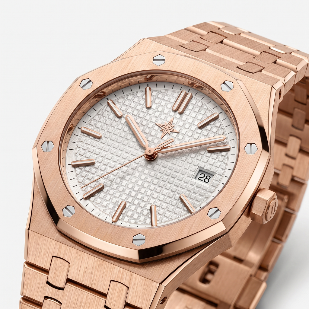 Vauban 41mm Integrated – Rose Pearl