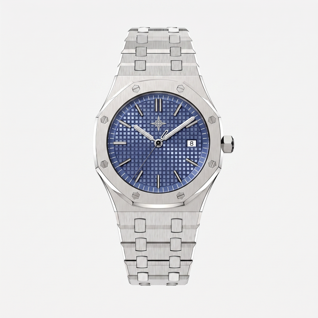Vauban 41mm Integrated – Silver Azure