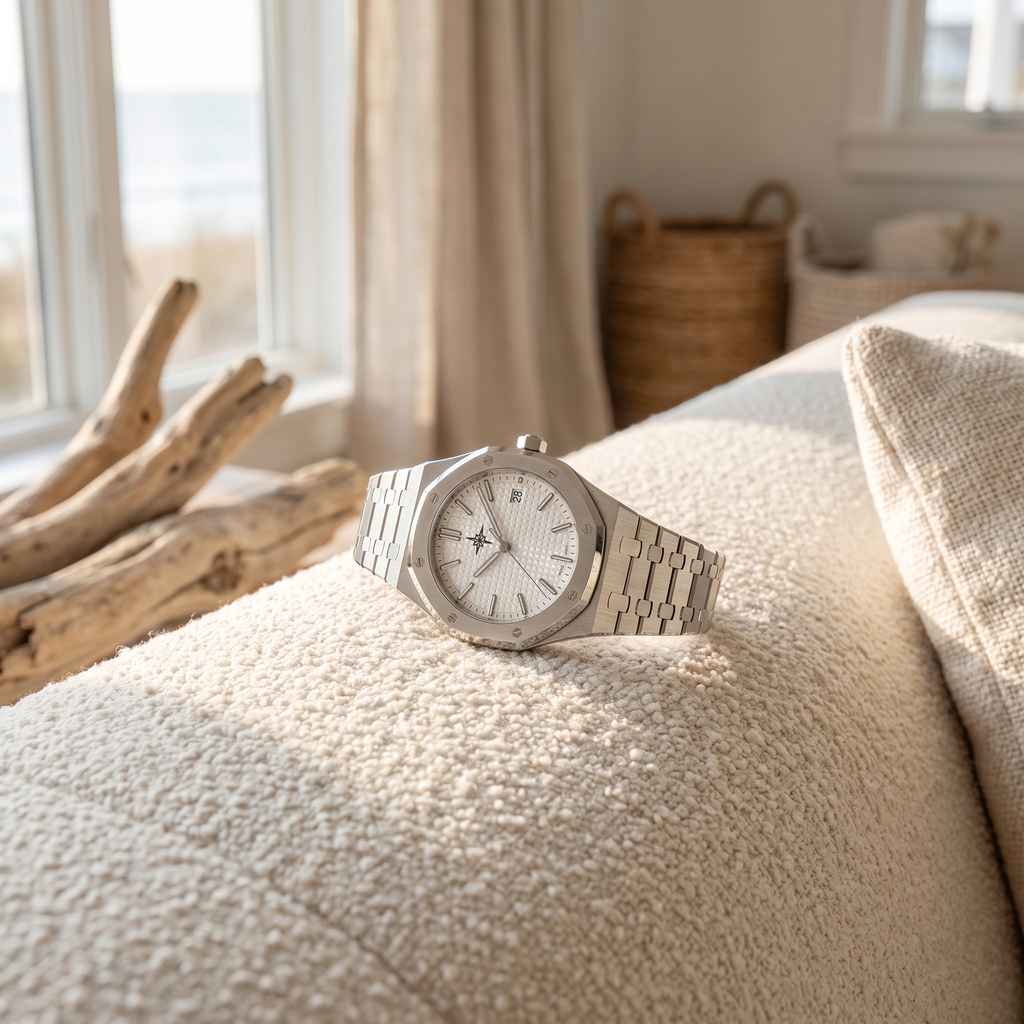 Vauban 41mm Integrated – Silver Pearl